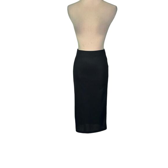 FOREVER 21 black pull on knit pencil skirt size Small - Picture 15 of 16